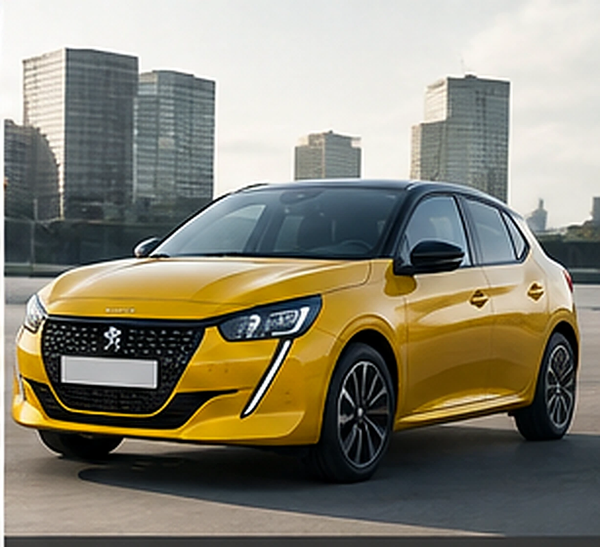 Peugeot 208, véhicule de location